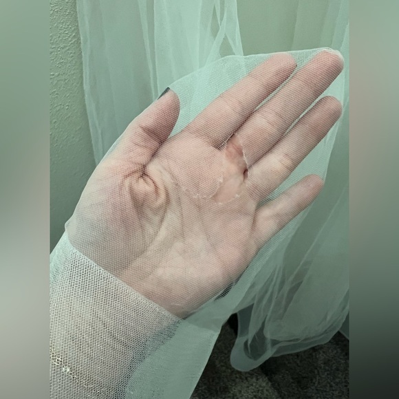 Justin Alexander 55019 Size 12 Wedding Dress Tulle Ball Gown Read Description! - Picture 6 of 8